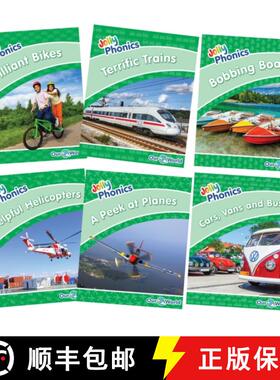 【3-4周达】Jolly Phonics Readers Level 3, Our World, Complete Set: In Precursive Letters (British Eng... [9781844149544]