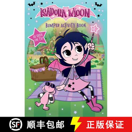 【3-4周达】Isadora Moon: Bumper Activity Book, packed with puzzles, colouring in, and drawing! (As se... [9781382084048]