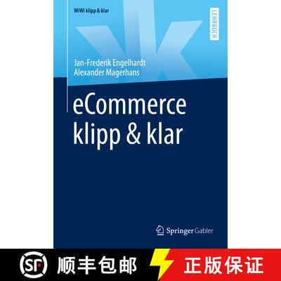 【3-4周达】eCommerce klipp & klar [9783658265038]