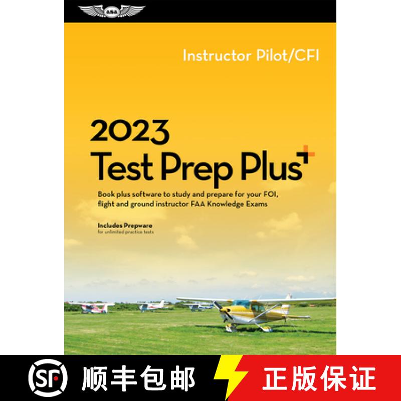 【2-3周达】2023 Instructor Pilot/Cfi Test Prep Plus: Book Plus Software to Study and Prepare for Your... [9781644252567]
