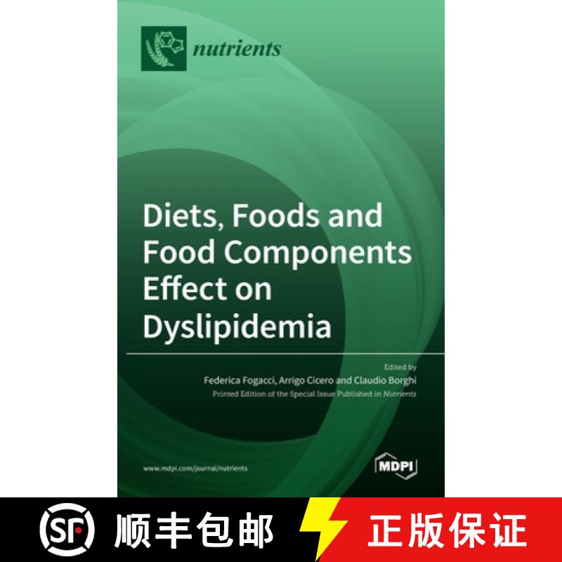 【3-4周达】Diets, Foods and Food Components Effect on Dyslipidemia [9783036512389]