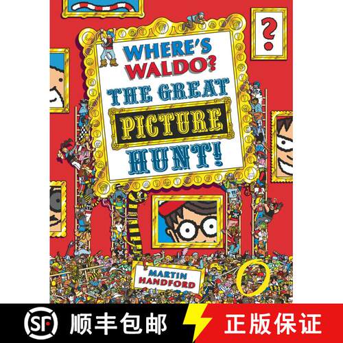 【3-4周达】Where's Waldo? The Great Picture Hunt: (A Hidden Object Activity Book Including Stickers, ... [9780763630430]