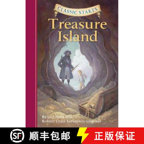 【3-4周达】精装 Classic Starts: Treasure Island (Classic Starts Series) [9781402713187]