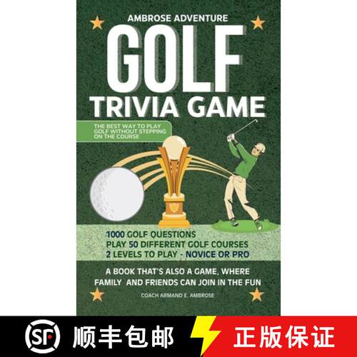 【3-4周达】Ambrose Adventure Golf Trivia Game: A Book That's Also A Game, Where Family And Friends Ca... [9798232626549]