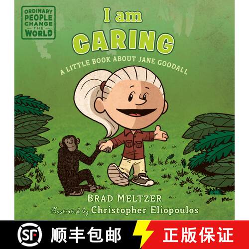 【3-4周达】I am Caring: A Little Book about Jane Goodall [9781984814258]