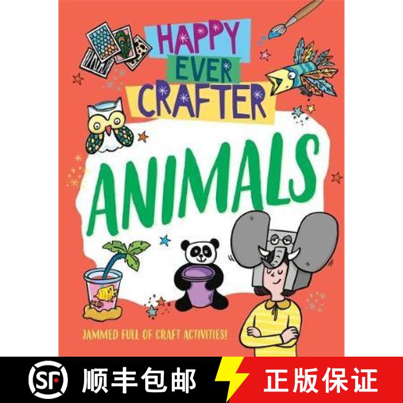 【3-4周达】Happy Ever Crafter: Animals [9781526307590]
