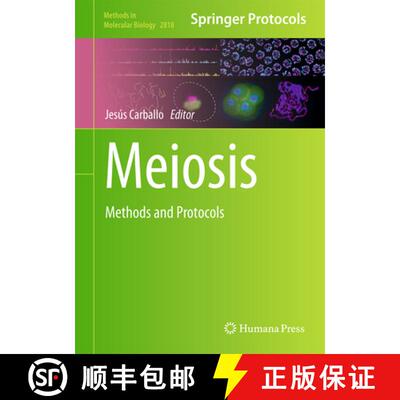 【3-4周达】精装 Meiosis : Methods and Protocols [9781071639054]