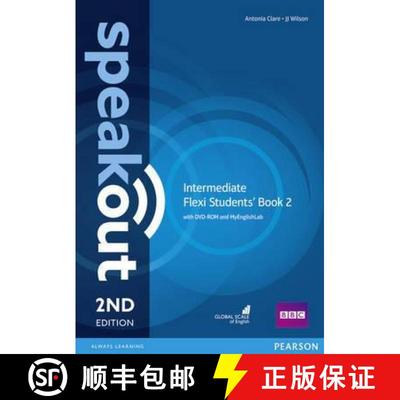 【3-4周达】Speakout Intermediate 2nd Edition Flexi Students' Book 2 with MyEnglishLab Pack [9781292160979]