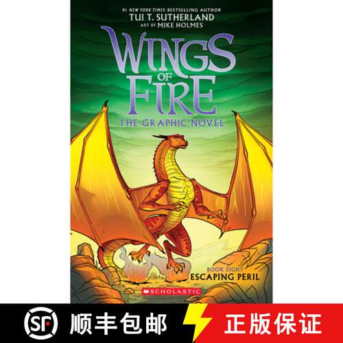 【3-4周达】Escaping Peril: A Graphic Novel (Wings of Fire Graphic Novel #8): Volume 8 [9781339001234]