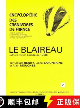 预订 Encyclopédie des Carnivores de France, Part 7: Le Blaireau [9782905216175]