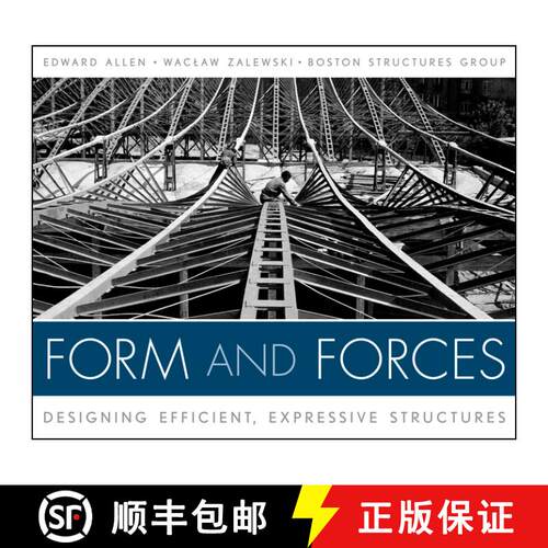 【3-4周达】精装 Form And Forces: Designing Efficient, Expressive Structures W/Website [Wiley建筑] [9780470174654]