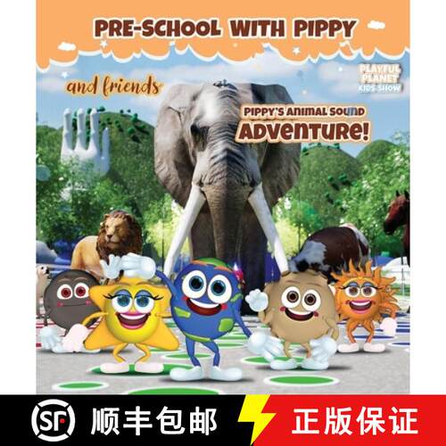 【3-4周达】精装 Pippy's Animal Sound Adventure! [9798900120935]