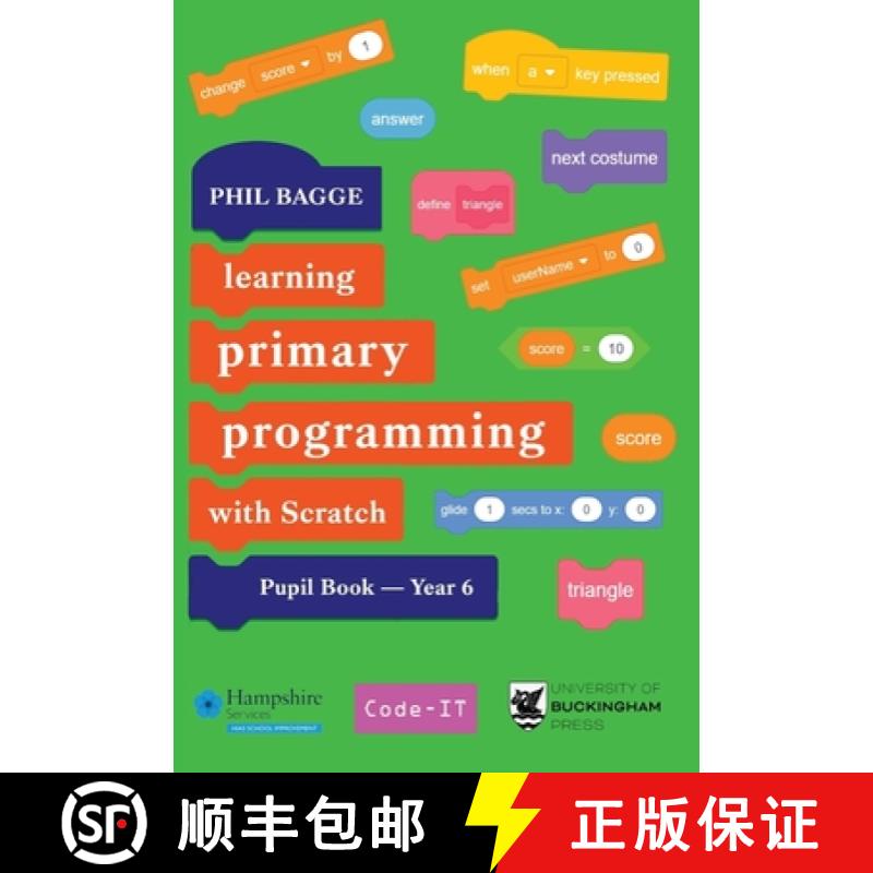 【2-3周达】Teaching Primary Programming with Scratch Pupil Book Year 6 [9781915054289]