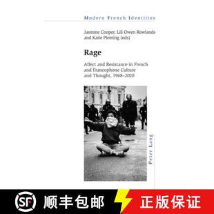 Affect Rage 1968 9781800798397 Thought and 4周达 Francophone French Resistance 2020 Culture