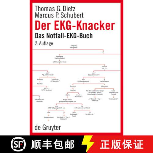 【3-4周达】Der Ekg-Knacker: Das Notfall-Ekg-Buch [9783110190595]