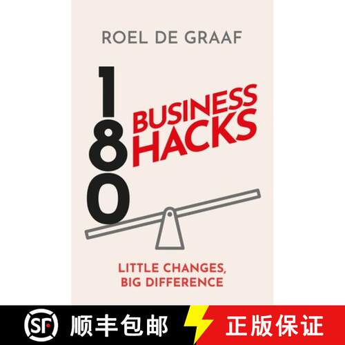 【3-4周达】精装 180 Business Hacks: Surprising Ways to Get Ahead at Work [9781399811347]