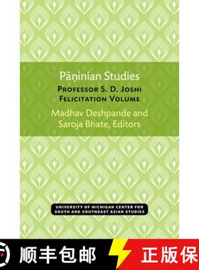 【3-4周达】Paninian Studies, Volume 37: Professor S. D. Joshi Felicitation Volume [9780891480655]