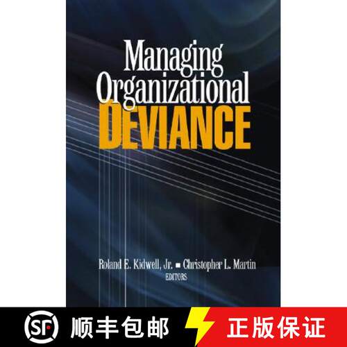 【3-4周达】Managing Organizational Deviance [9780761930143]