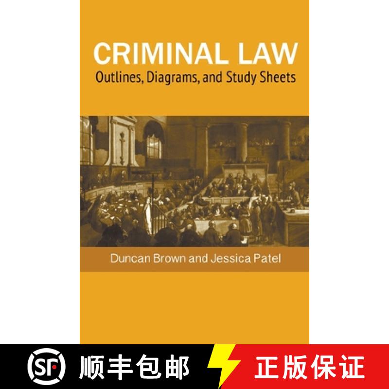【2-3周达】Criminal Law: Outlines, Diagrams, and Exam Study Sheets [9798201453039]