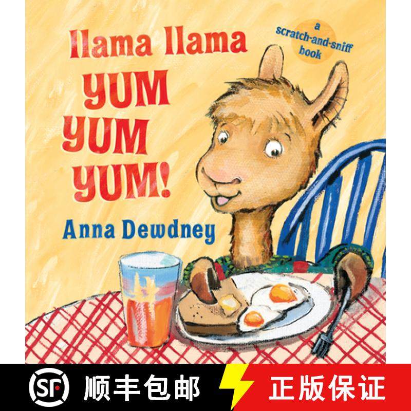 【3-4周达】Llama Llama Yum Yum Yum!: A Scratch-And-Sniff Book [9780448496382]