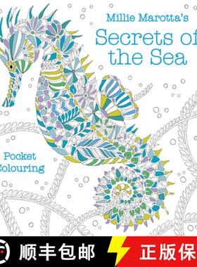 【3-4周达】Millie Marotta's Secrets of the Sea: Pocket Colouring [9781849947909]