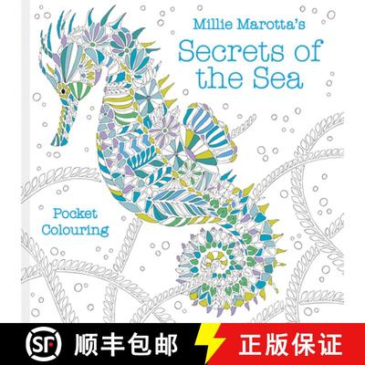 【3-4周达】Millie Marotta's Secrets of the Sea: Pocket Colouring [9781849947909]