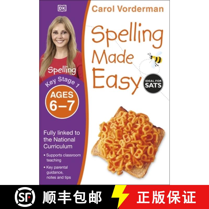 【3-4周达】Spelling Made Easy, Ages 6-7 (Key Stage 1) : Supports the National Curriculum, English Exe... [9781409349433]