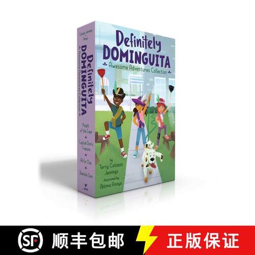 【3-4周达】Definitely Dominguita Awesome Adventures Collection (Boxed Set): Knight of the Cape; Capta... [9781534496521]