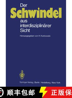 【3-4周达】Der Schwindel aus interdisziplinärer Sicht [9783540100652]