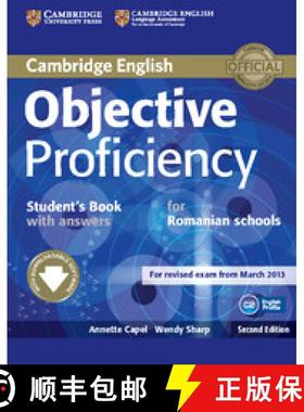 【3-4周达】Objective Proficiency Student's Book with Answers with Downloadable Software Romanian Edition [9781316645567]