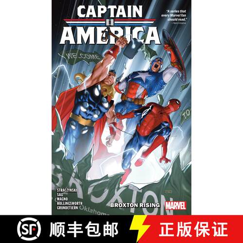 【3-4周达】Captain America By J. Michael Straczynski Vol. 3: Broxton Rising [9781302955694]