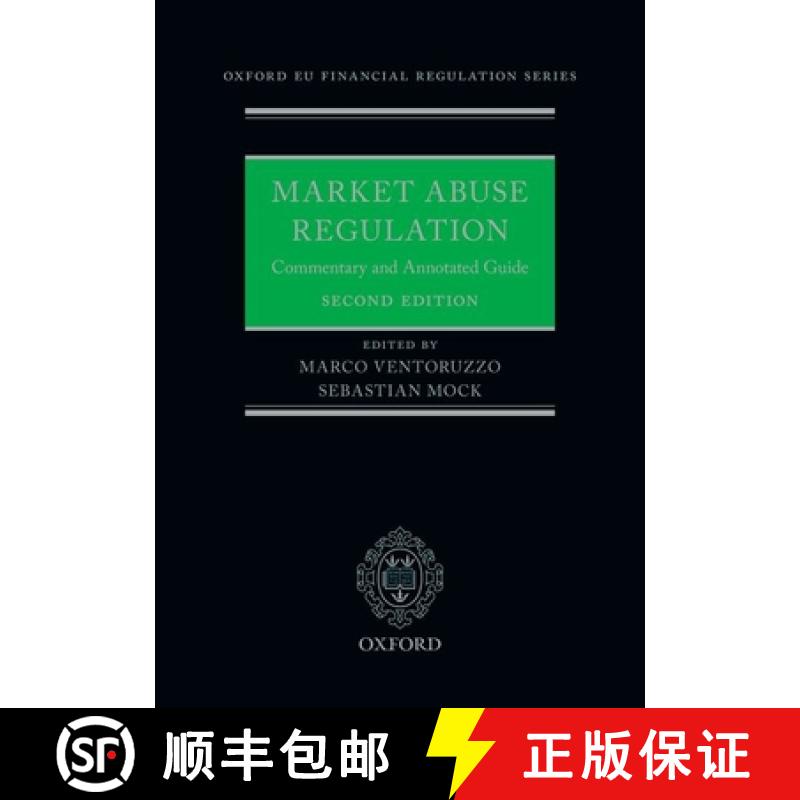 【3-4周达】Market Abuse Regulation: Commentary and Annotated Guide [9780198871095]