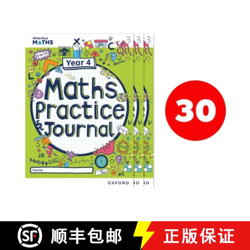 【3-4周达】White Rose Maths Practice Journals Year 4 Workbooks: Pack of 30 [9781382044684]