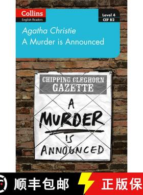 【3-4周达】murder is announced: Level 4 – Upper- Intermediate (B2) [9780008392987]