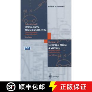 【3-4周达】精装 Fachworterbuch Elektronische Medien Und Dienste / Dictionary of Electronic Media and ... [9783540421863]