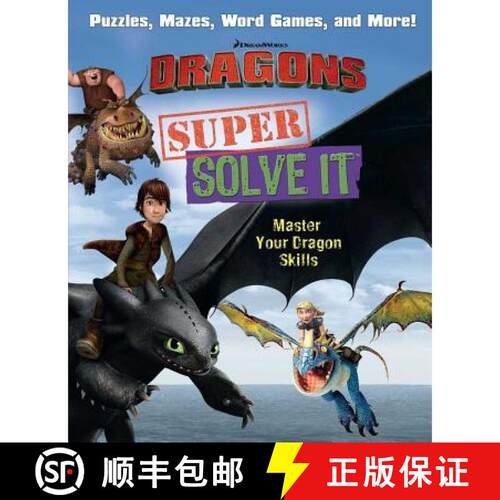 【3-4周达】Dreamworks Dragons Super Solve It: Master Your Dragon Skills [9780794435226]