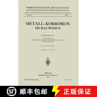 【3-4周达】Metall-Korrosion im Bauwesen [9783709158975]