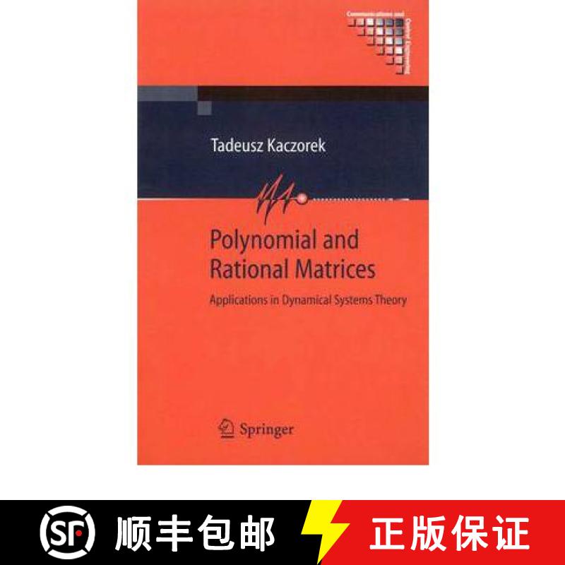 【3-4周达】Polynomial and Rational Matrices : Applications in Dynamical Systems Theory [9781849966269]