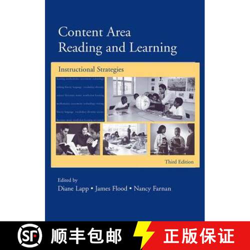 【3-4周达】精装 Content Area Reading and Learning: Instructional Strategies, 3rd Edition [9781138169135]