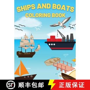 This Ships Book 预订 Collection 9781802766608 Boats Pages And Coloring Discover