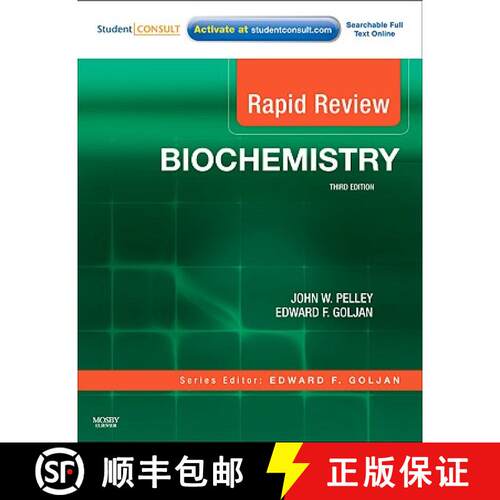 【3-4周达】Rapid Review Biochemistry: With STUDENT CONSULT Online Access [9780323068871]