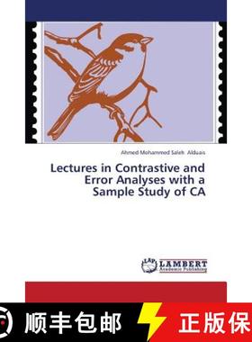 预订 Lectures in Contrastive and Error Analyses with a Sample Study of CA [9783659342806]