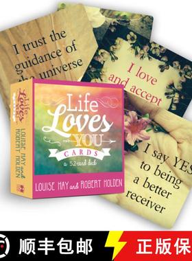 【3-4周达】Life Loves You Cards: 52 Inspirational Affirmation Cards for Daily Wisdom and Motivation [9781401948948]