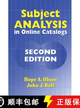 【3-4周达】Subject Analysis in Online Catalogs, 2nd Edition [9781563088001]