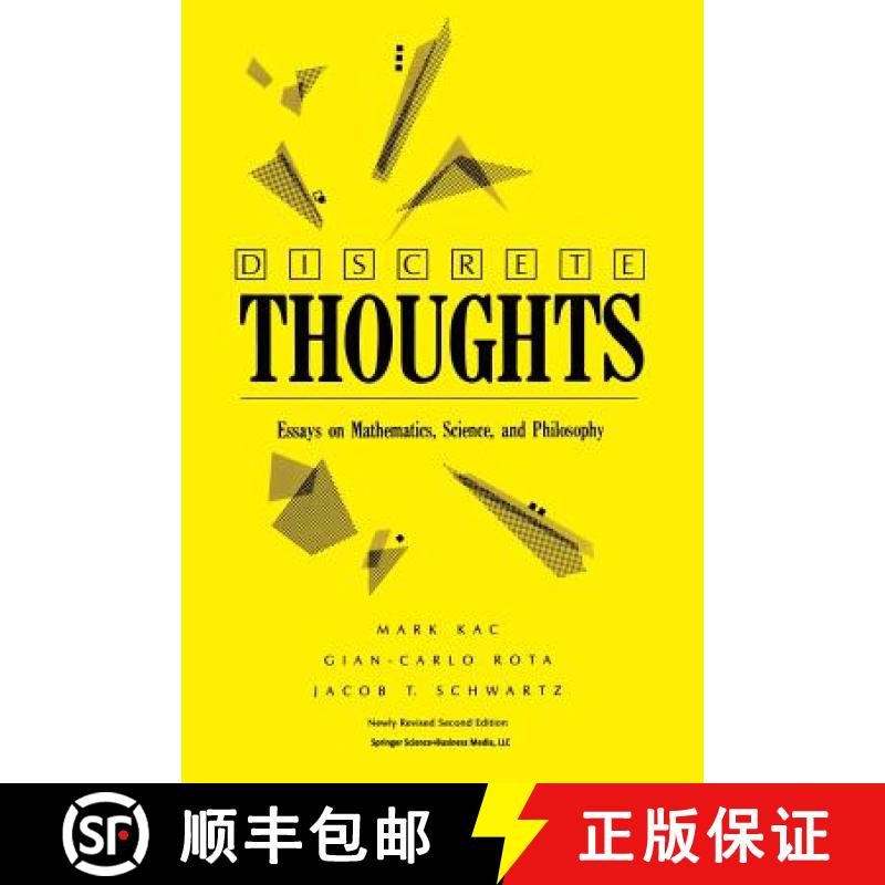 【3-4周达】Discrete Thoughts 1994: Essays on Mathematics, Science and Philosophy [9780817636364]