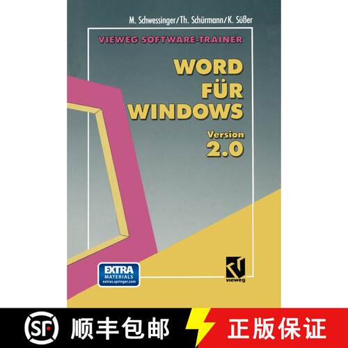 【3-4周达】Vieweg Software-Trainer Word für Windows 2.0 [9783322963703]