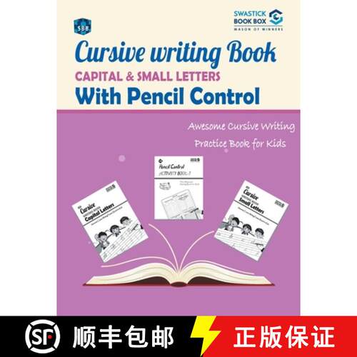 【3-4周达】SBB Cursive Writing Book Capital and Small Letters with Pencil control [9789389288957]