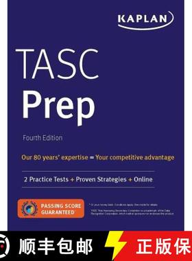 【3-4周达】Tasc Prep: 2 Practice Tests + Proven Strategies + Online [9781506229638]