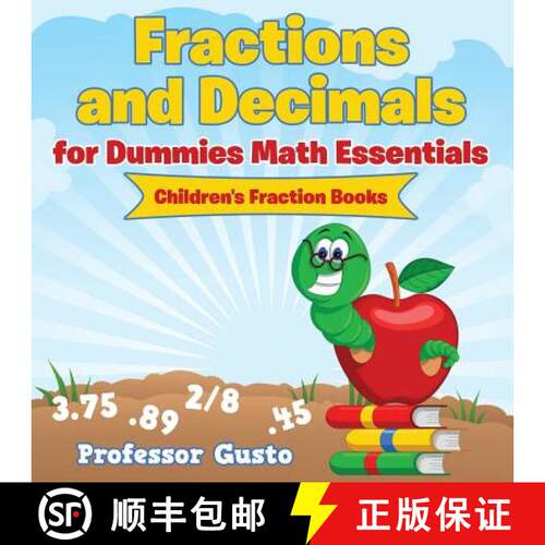 【3-4周达】Fractions and Decimals for Dummies Math Essentials: Children's Fraction Books [9781683212171]