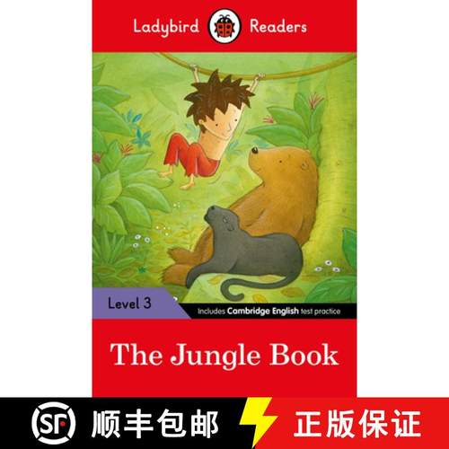 【3-4周达】Ladybird Readers Level 3 - The Jungle Book (ELT Graded Reader) [9780241253830]